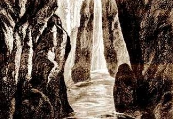 Sortie de la rivière souterraine